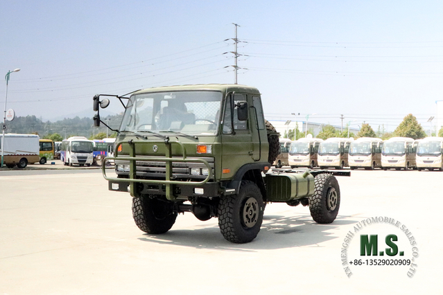 Dongfeng 4WD Off-road Chassis_4*4 Dongfeng 153 Flathead Chassis_EQ2070G Four Drive Export Special Vehicle Chassis