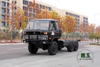 Black 6×6 Dongfeng EQ2102 Chassis_ Six Drive 153 One and a Half Row Cab Off Road Chassis_Export Special Truck Chassis