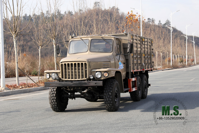 170hp Six-wheel Drive EQ2082 Dump Truck Mining Trucks_6×6 Dongfeng Double Glass Pointed Head Single Row Tipper Truck Mine Site_Export Special Purpose Vehicle