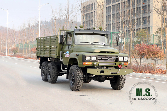 EQ2082 Dongfeng 6*6 Off Road Truck_Six-wheel Drive Long Head Single Row Cab Cargo Truck Conversion Manufacturer _Export Special Purpose Vehicle