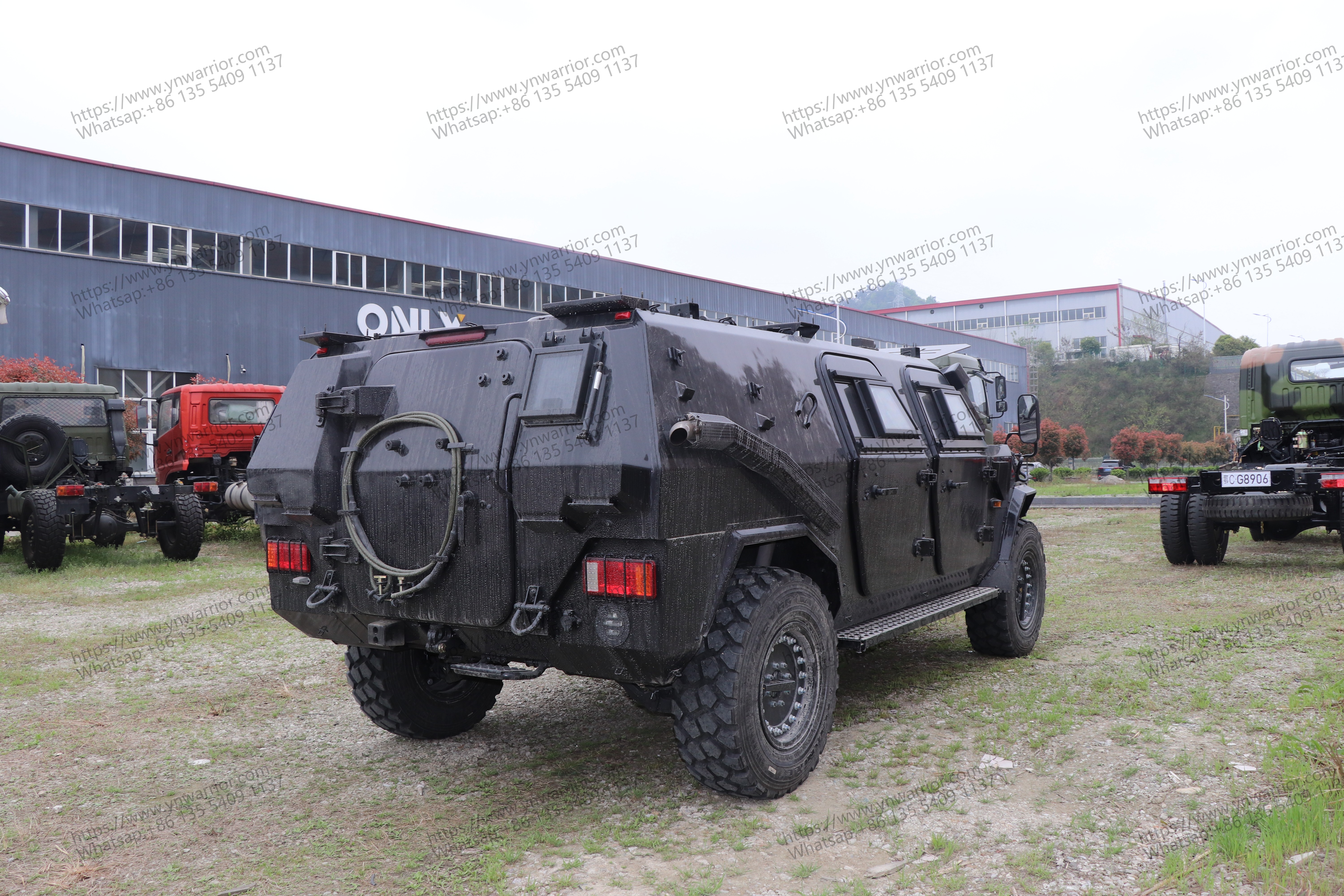 chinese military vehicle rear perspective