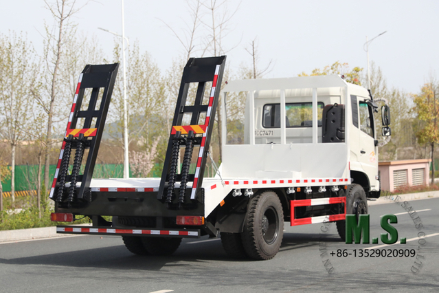 266-horsepower 18-ton Gross Weight Dongfeng 4x2 Flatbed Road Rescue Truck_ Double Layer Frame, Euro-2 Emission, Extremely Durable, Double Layer Frame_Manufacturer Direct