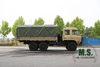 210-horsepower 11-ton Gross Weight Doulbe Row Cab Military Truck with Removable Rain Tarpaulin_Cummins Engine, Folding Seats, Soldier Truck, Rear Electric Winch, CTIS on Tyre_Manufacturer Direct