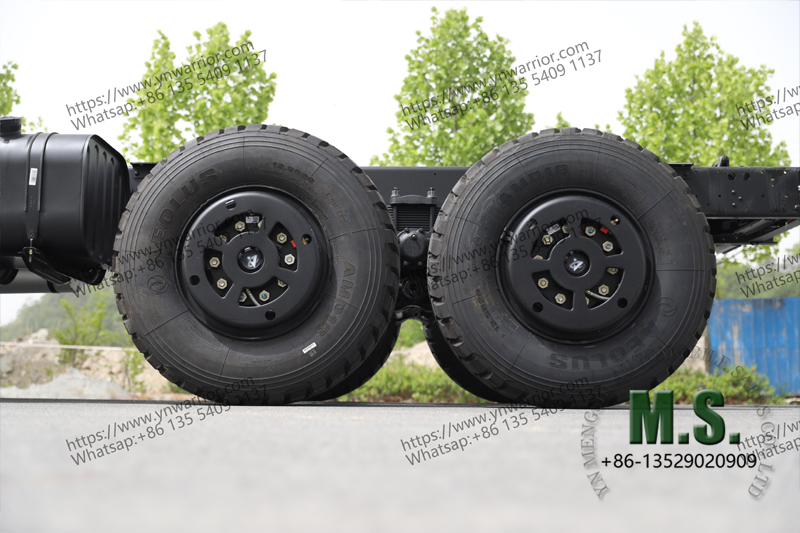 Dongfeng 6x6 double row truck tyre with CTIS