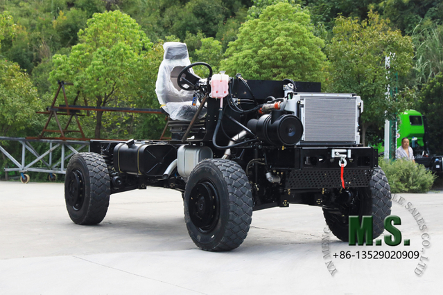 330-horsepower 13-ton Gross Weight Independent Suspension Rolling Chassis_Military Standard, Cummins Engine, Allison Automatic Transmission, Front And Rear Double Wishbone, with Whole Set of Parts