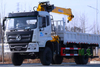 4*4 6.3-ton White Dong Feng Truck-mounted Crane Transport Vehicle,WeiChai WP6.210E32，210-horsepower 18-ton Gross Weight，Eight Gears ,Manufacturer Direct