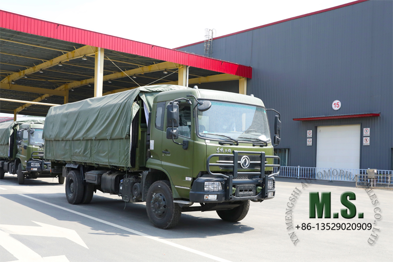 Vehicle And Chassis Gallery 39: Dongfeng 4x4 Off-road Military Troops Truck with Cannopy
