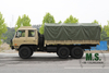 210-horsepower 11-ton Gross Weight Doulbe Row Cab Military Truck with Removable Rain Tarpaulin_Cummins Engine, Folding Seats, Soldier Truck, Rear Electric Winch, CTIS on Tyre_Manufacturer Direct