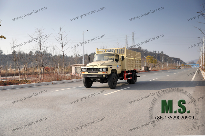 Dongfeng 4x4 off-road truck EQ1093 real footage