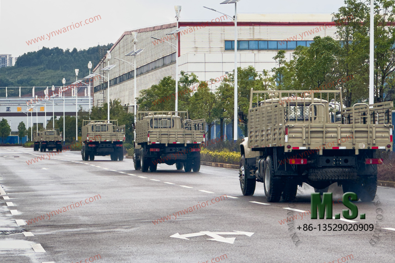 Dongfeng 4x4 truck rear double tyre_high speed test