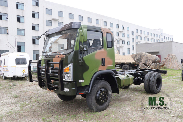 Dongfeng 4*4 D912 Off-road Truck Chassis_Camouflage Off-road Truck Chassis