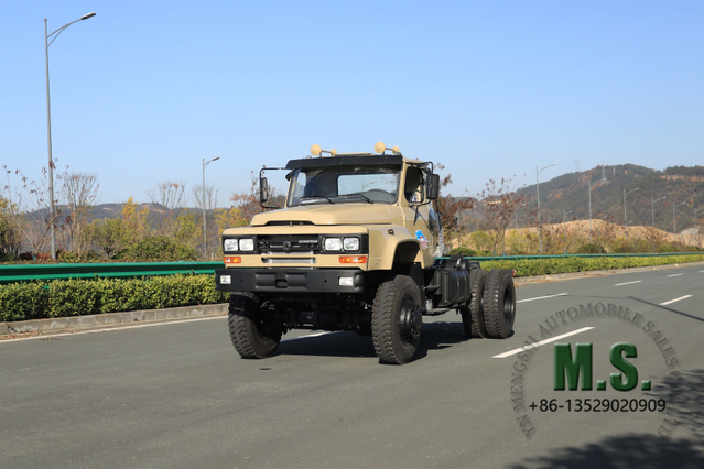 240hp 18tons of GVW 4x4 Off-road Truck Chassis_Diesel Engine High Quality Durable Sturdy_Dongfeng 4WD Trucks Factory Direct in Sotck