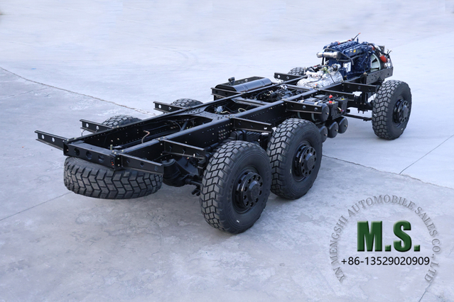 340-horsepower 25-ton Gross Mass 6x6 Off-road Heavy Duty Bus Rolling Chassis_Weichai Engine, Dongfeng, Differential Lock, CTIS, Rigid Axle, Extreamly Durable_manufacturer Direct