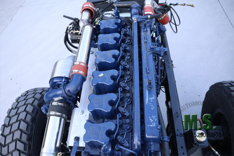 6x6 340-horsepower rolling chassis for bus Weichai 6 cylinder engine