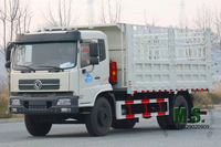 210-horsepower 18-ton Gross Weight Dongfeng 4×2 White Grid Stake Dump Truck，WeiChai Engine,6230ml Displacement, 300LFuel Tank Capacity
