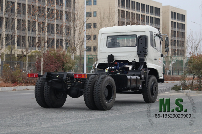 Dongfeng 4x2 off-road dump truck chassis overall dimension