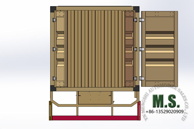 van-type cargo box foldable