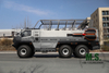 375-horsepower 30-ton Gross Weight 6x6 Massive Desert Cruiser Sightseeing Bus_Cummins Engine, Helical Gear 6-speed Transmission, Differential Lock, Rub Reducer, Desert Tyre_ Manufacturer Direct