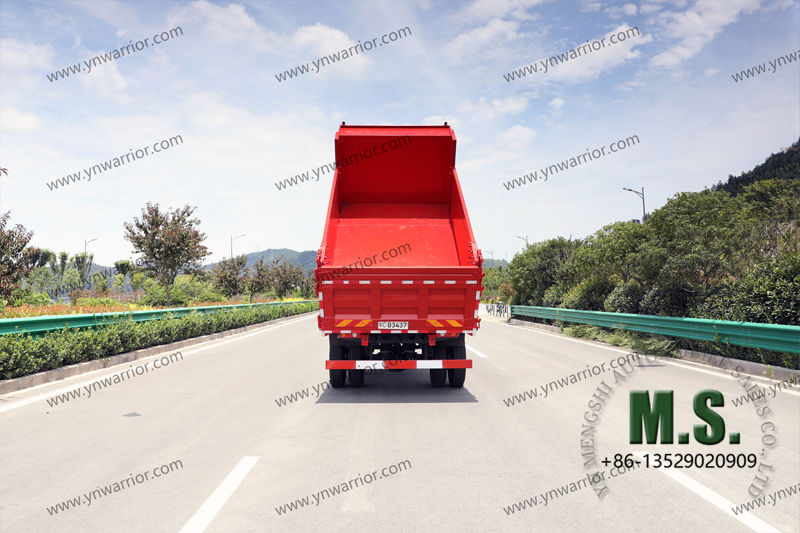 rear side of Dongfeng tipper