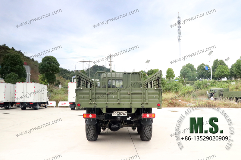 Dongfeng Tianjin Military truck rear folding lader