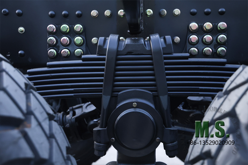 6x6 340-horsepower rolling chassis for bus leaf spring