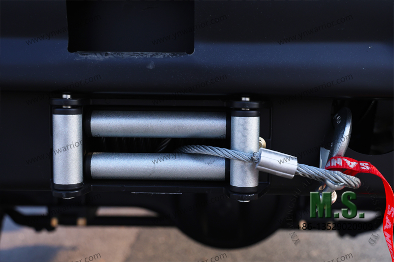 dongfeng 6x6 long nose truck chassis with cab with electric front winch