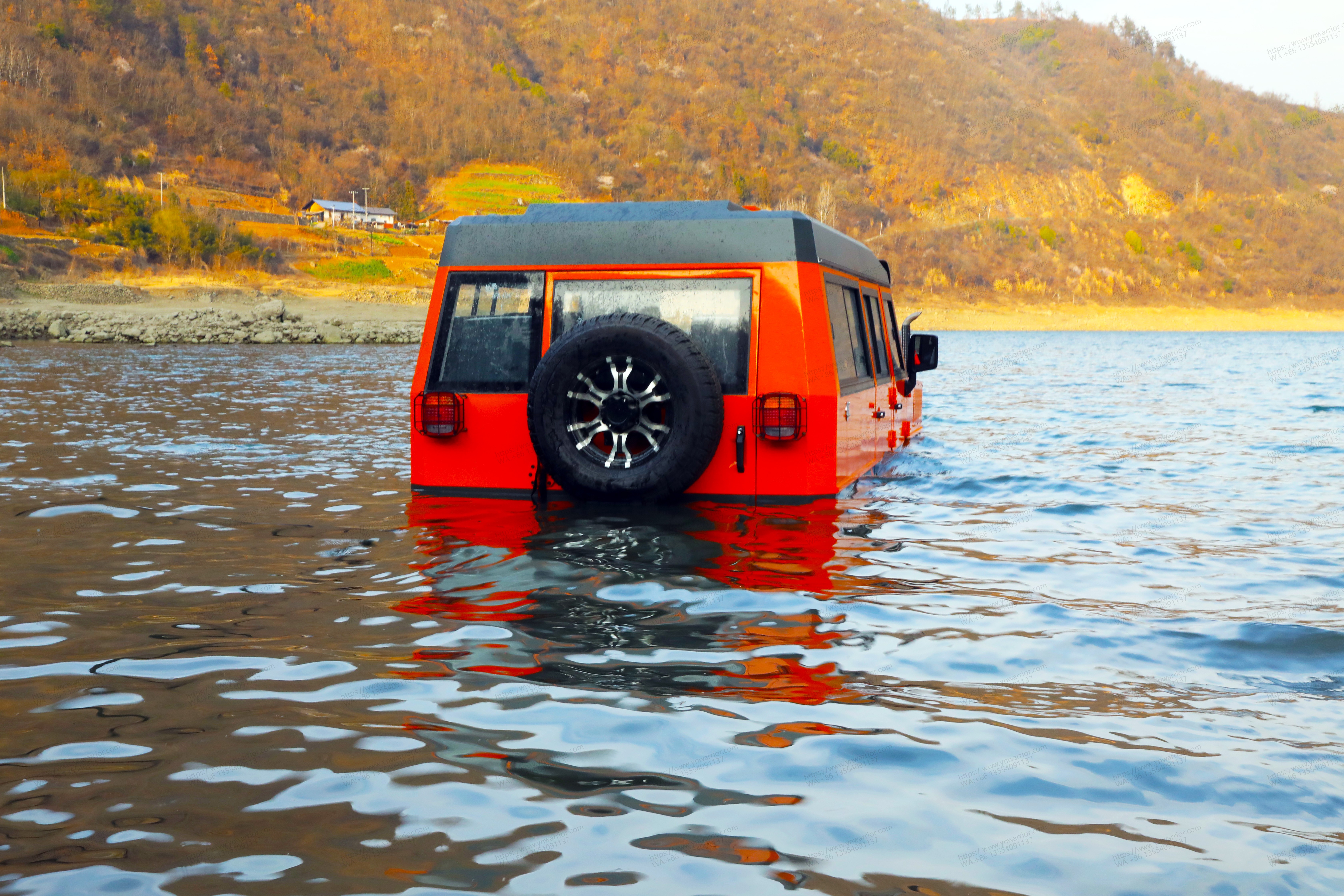 Chinese rescue amphibious vehicle