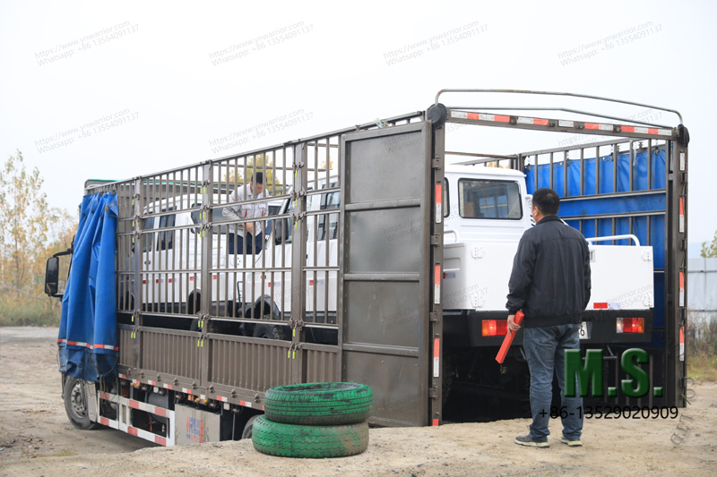 how to load Iveco trucks when shipping