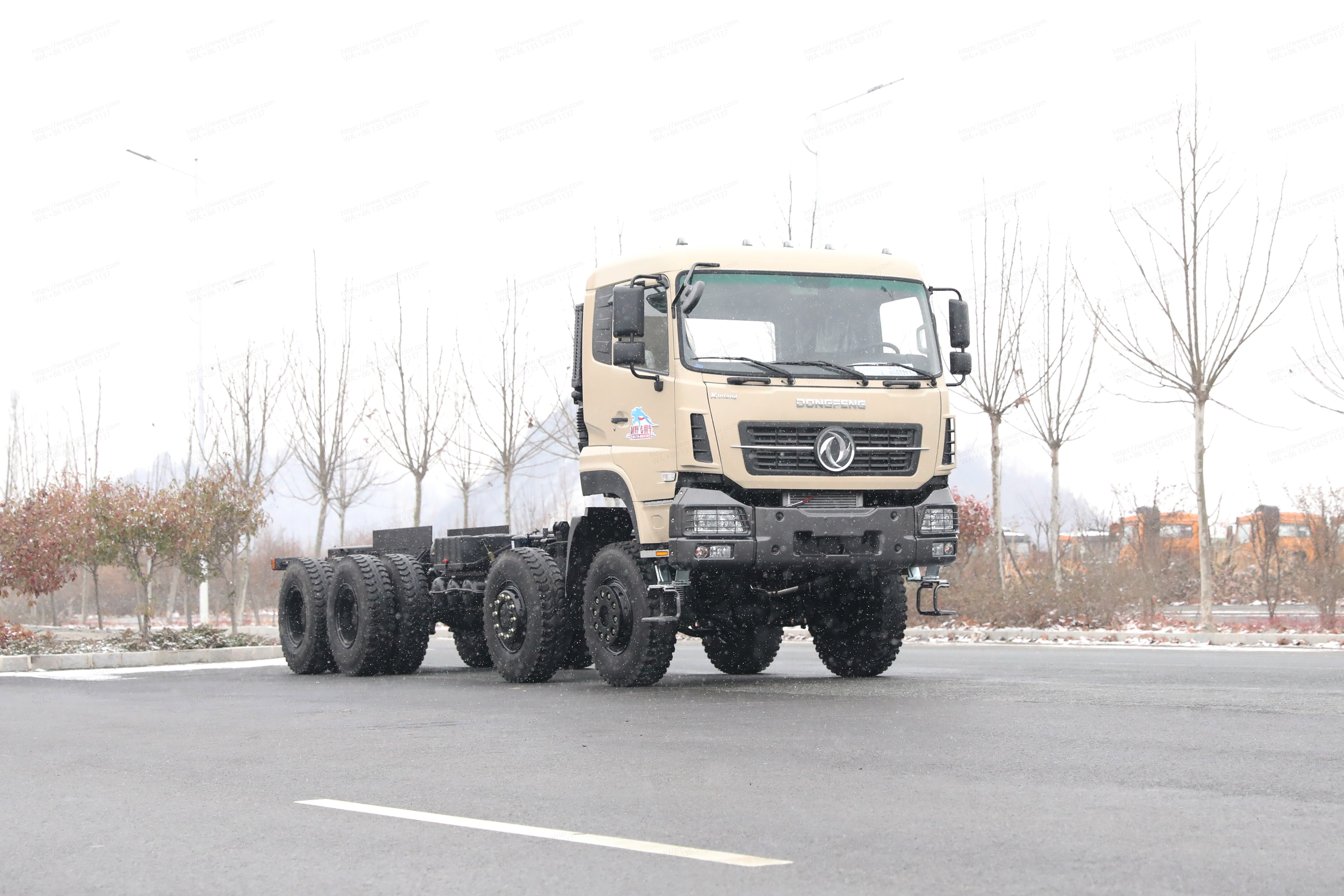 Chinese Dongfeng 8x8 truck chassis