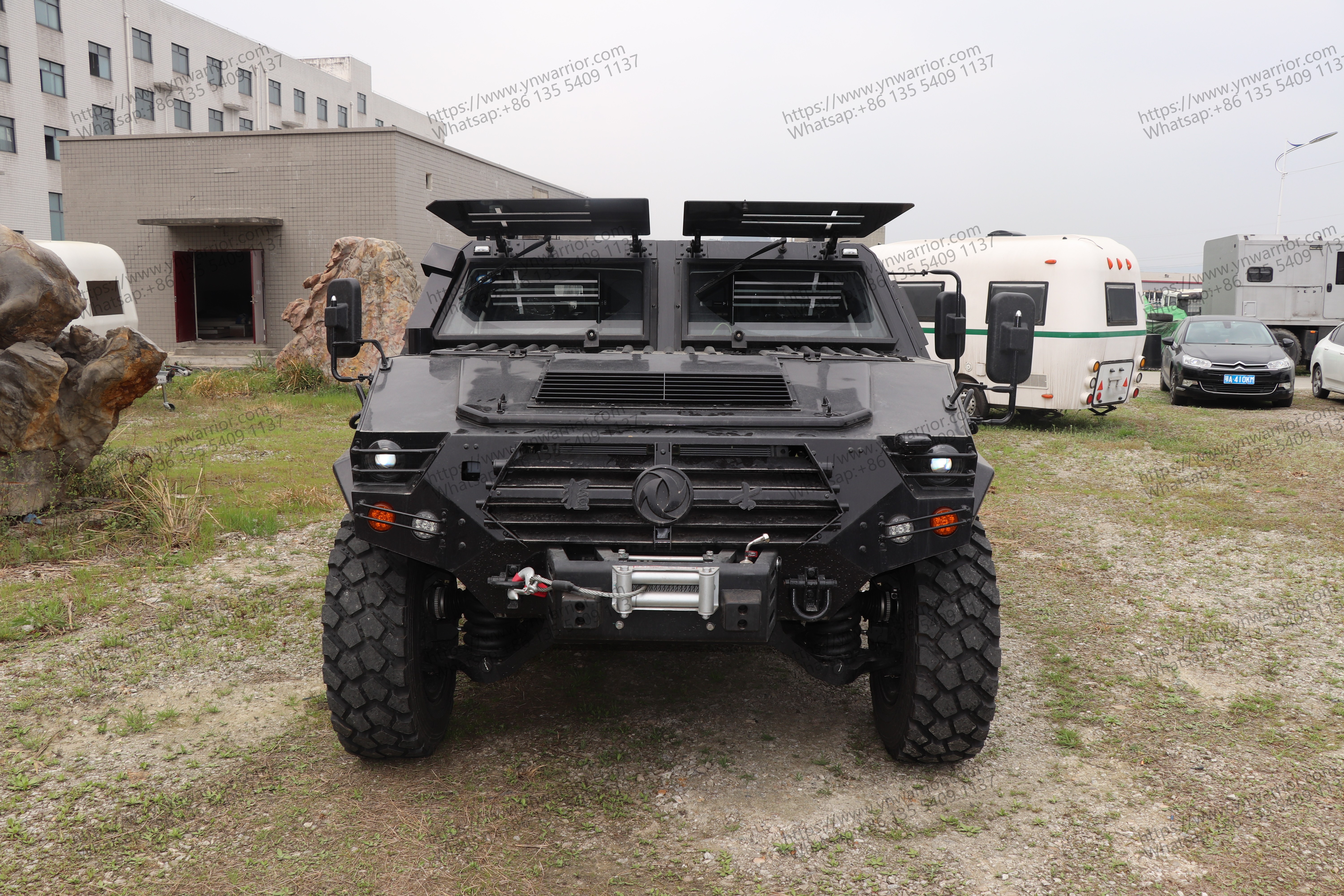 chinese military vehicle manufacturer direct front perpsective