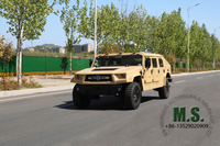 195-horsepower 6-ton Gross Weight Military 4x4 Mengshi Fastback Design_Cummins Engine, Portal Axle, Coil Spring Independent Suspension, CTIS, High Wading Depth_Manufacturer Direct 