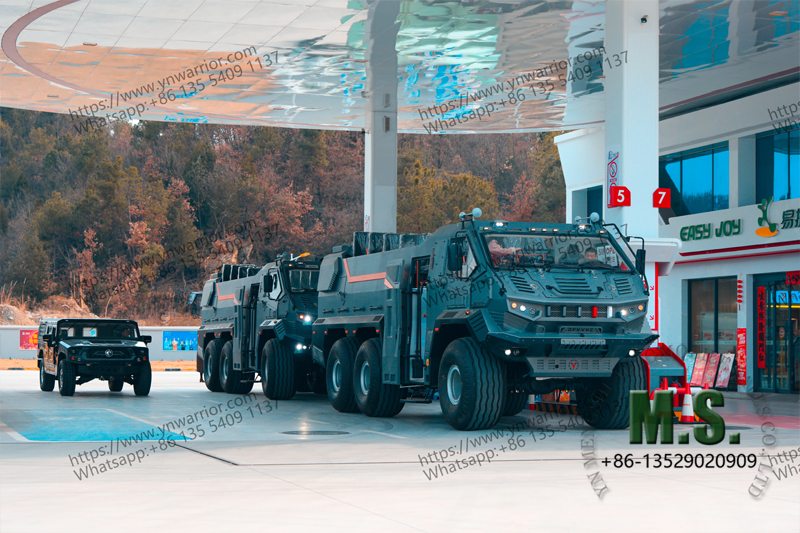 Big-sacle bus fueling on station