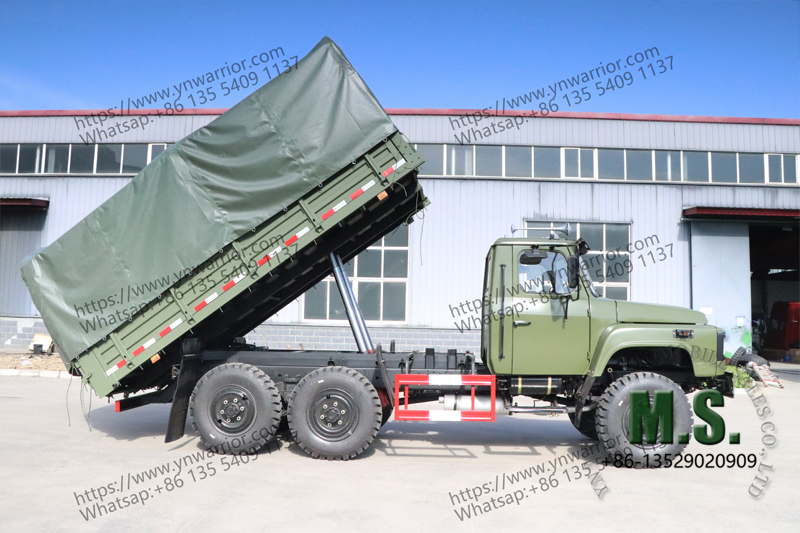 Dongfeng dump truck, 6x6 off-road