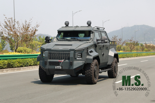 330-horsepower 18-ton Gross Weight Military Armored Vechiel_Allison Transmission,Military Cummins Engine, Euro-2 Emission, Electric Winch, Towing Hook, Shoointg Window_manufacturer Direct