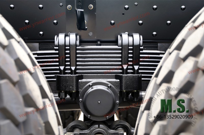 6x6 off-road massive rolling chassis multiple heavy duty leaf spring