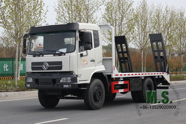 266-horsepower 18-ton Gross Weight Dongfeng 4x2 Flatbed Road Rescue Truck_ Double Layer Frame, Euro-2 Emission, Extremely Durable, Double Layer Frame_Manufacturer Direct