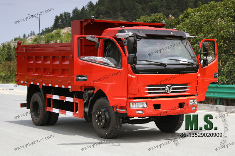 china manufacturer direct real footage fo dongfeng small dump truck