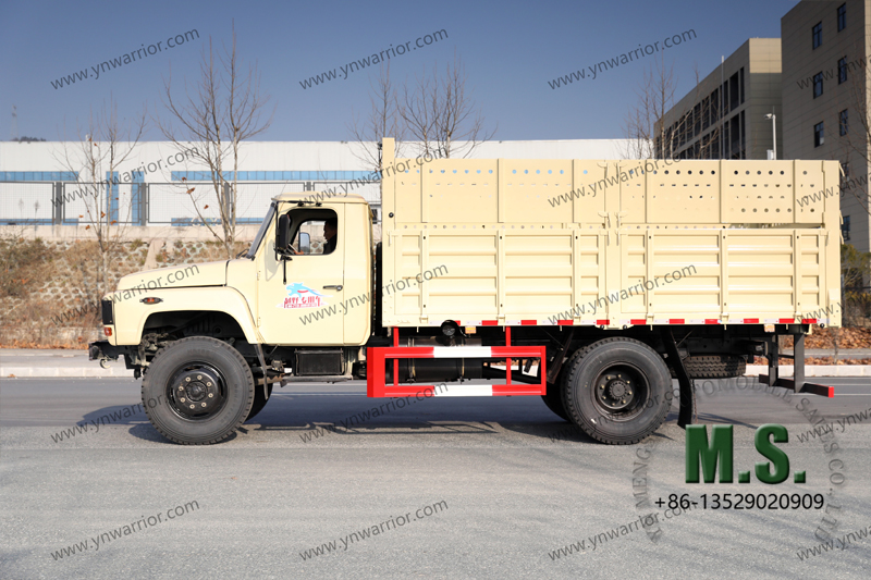 Dongfeng 4x4 off-road truck cost-effective hollow cargo box plate