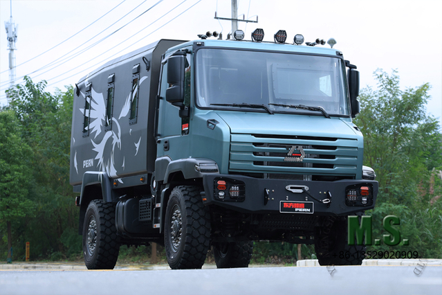 330-horsepower 12-ton Gross Weight 4x4 Off-road Armored People Carrier Bus_Cummins Engine, Front Double Wishbone Independent Suspenssion, Armored Version Available, 10 Seats_Manufacturer Direct