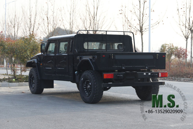 195Hp 4Tons of GVW Dongfeng 4x4 Off-road All-terrain M-hero Vehicle_Cummins Engine Patrol Troops Military Armored Escort Vehicle Independent Suspension Auxiliary-Supported Run-Flat Tire_Manufacturer