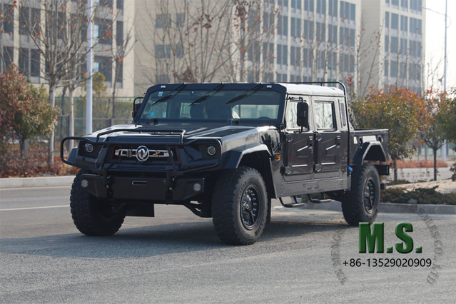 195Hp 4Tons of GVW Dongfeng 4x4 Off-road Mengshi Vehicle_Top Specification Independent Suspension Abs Central Brake Cummins Engine Auxiliary Fuel Tank Spare Tyre_Manufacturer Direct