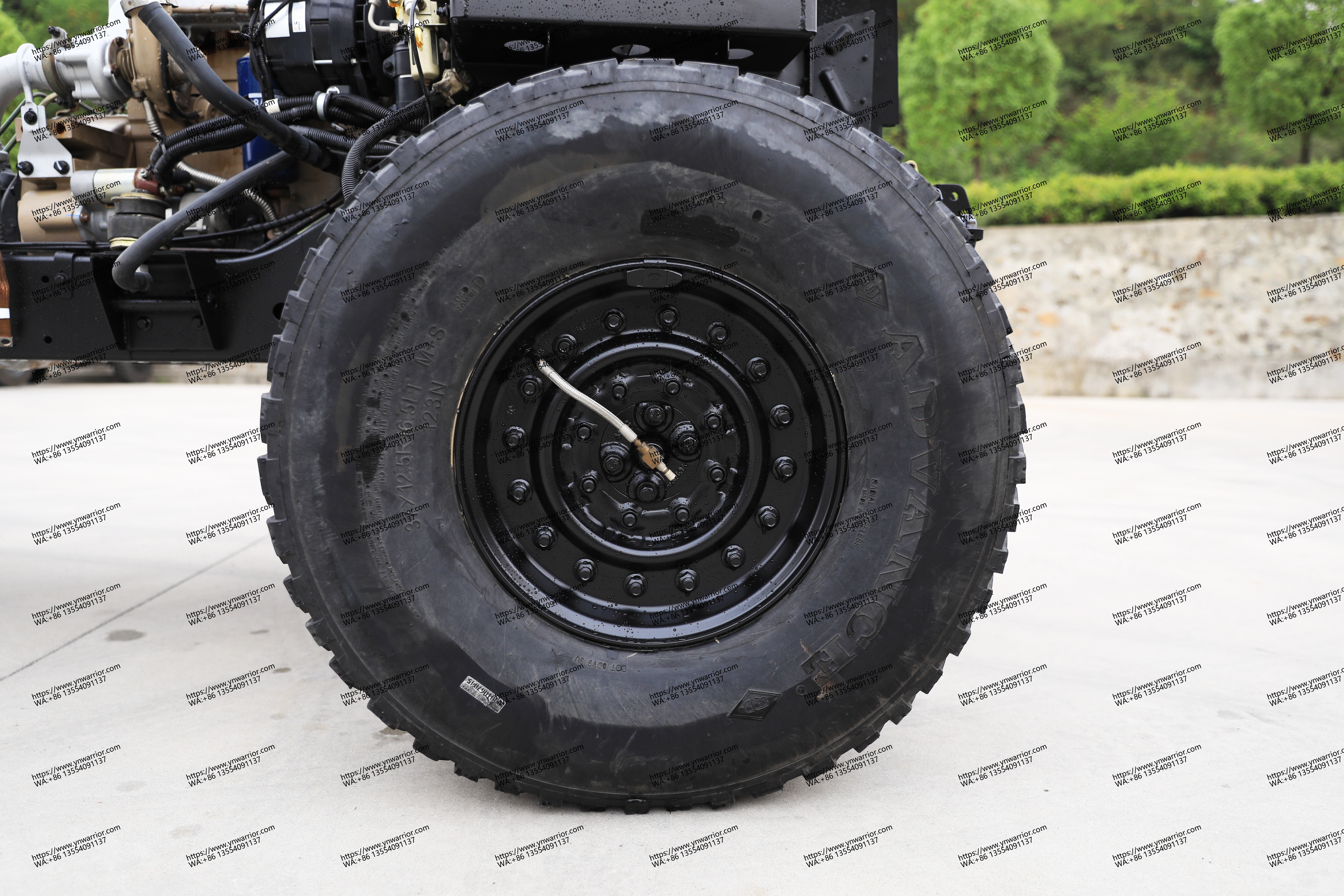 CTIS military tyre