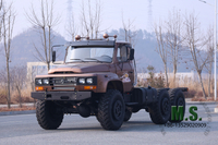 190-horsepower 11-ton Gross Weight Dongfeng 6x6 Off-road Truck Chassis with Cab_Cummins Engine Mechanical Fuel Injection, Former Special Purpose Model, CTIS, Simple And Druable_Manufacturer Direct