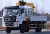4*4 6.3-ton White Dong Feng Truck-mounted Crane Transport Vehicle,WeiChai WP6.210E32，210-horsepower 18-ton Gross Weight，Eight Gears ,Manufacturer Direct