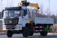 4*4 6.3-ton White Dong Feng Truck-mounted Crane Transport Vehicle,WeiChai WP6.210E32，210-horsepower 18-ton Gross Weight，Eight Gears ,Manufacturer Direct