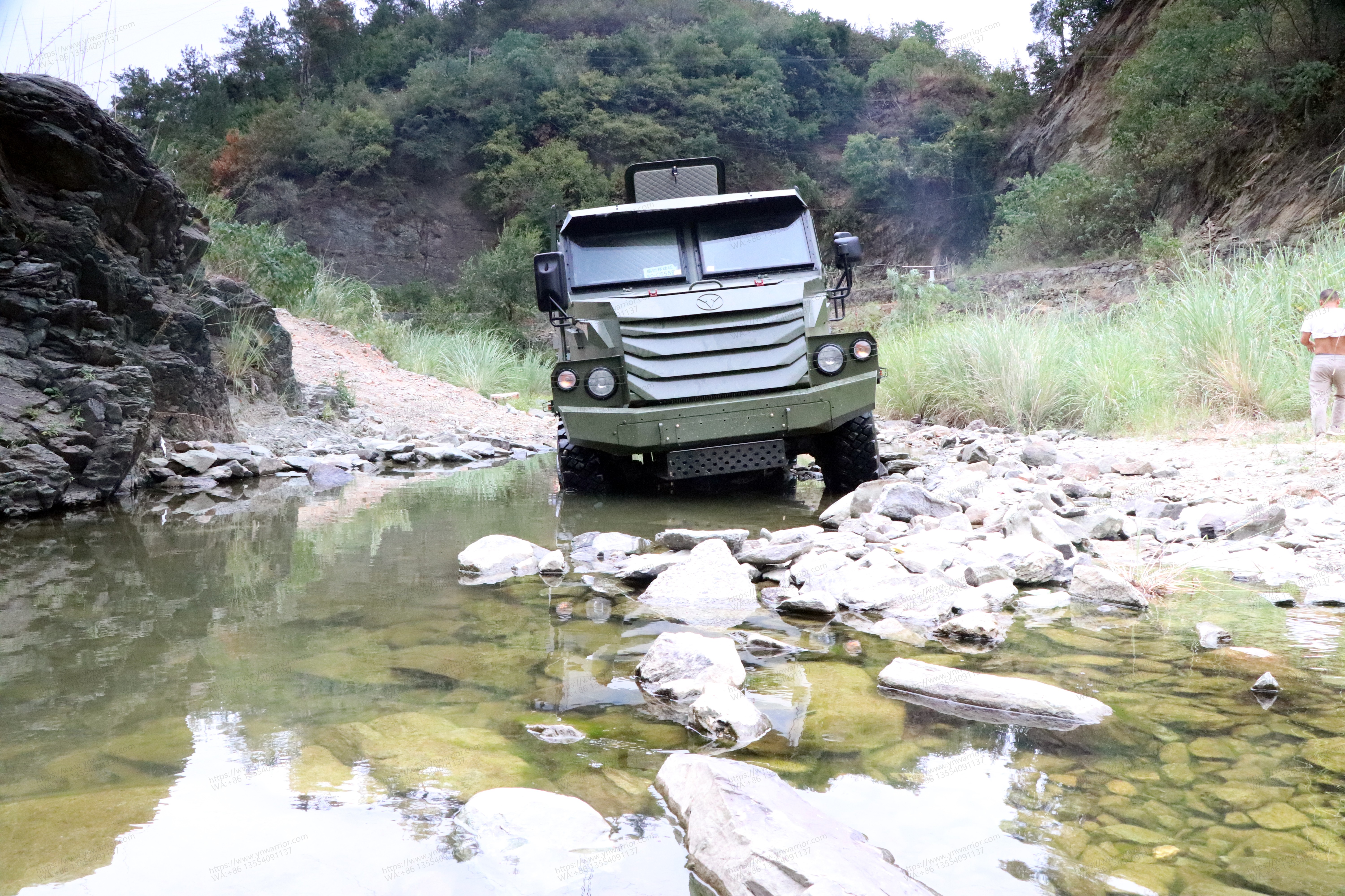 Chinese army filed truck With CTIS