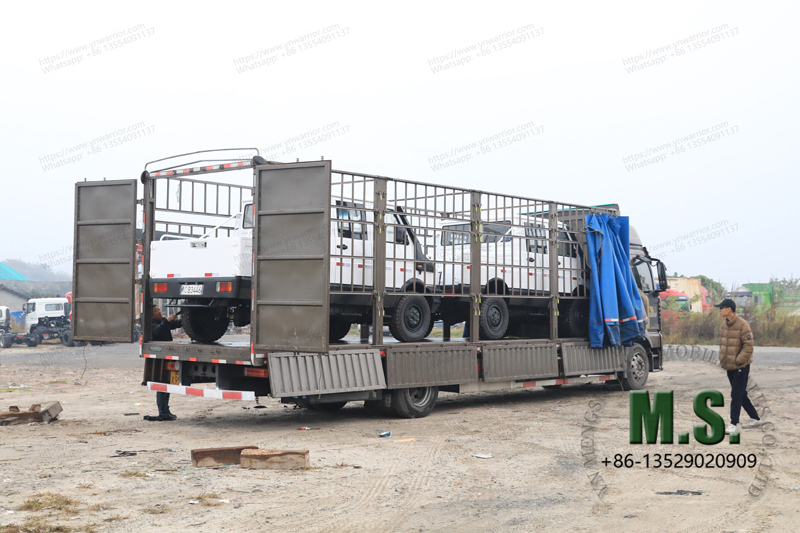 China made Iveco trucks loading