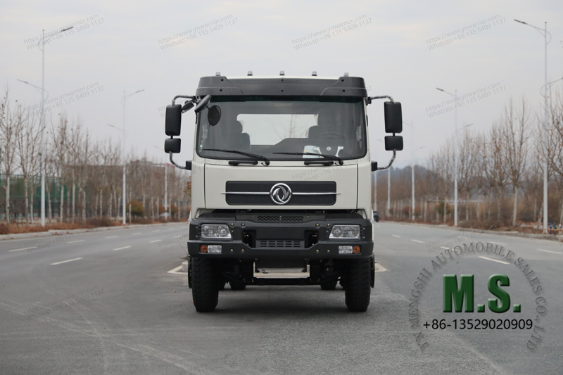 Dongfeng 4x2 off-road dump truck chassis cab front