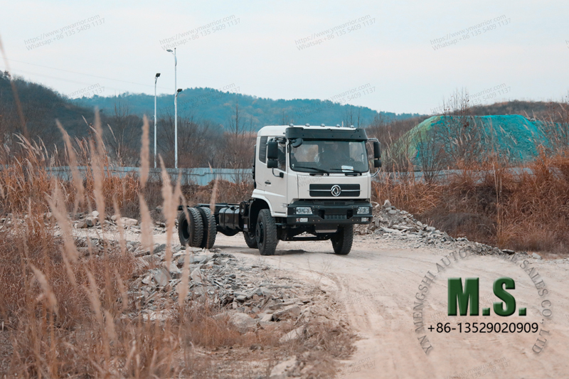 Dongfeng 4x2 dump truck chassis performance