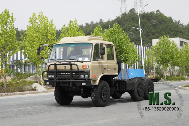 210-horsepower 11-ton Gross Weight Doulbe Row Cab Dongfeng Truck Chassis with Cab_Cummins Engine, Military Truck Model, Air-conditioner, Rear Electric Winch, CTIS on Tyre_Manufacturer Direct
